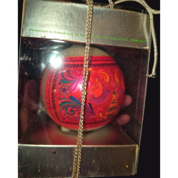 Set Of 3 Vintage Hallmark Mid Mod Tree Trimmer Christmas Ornaments In Box With R - Picture 14 of 15